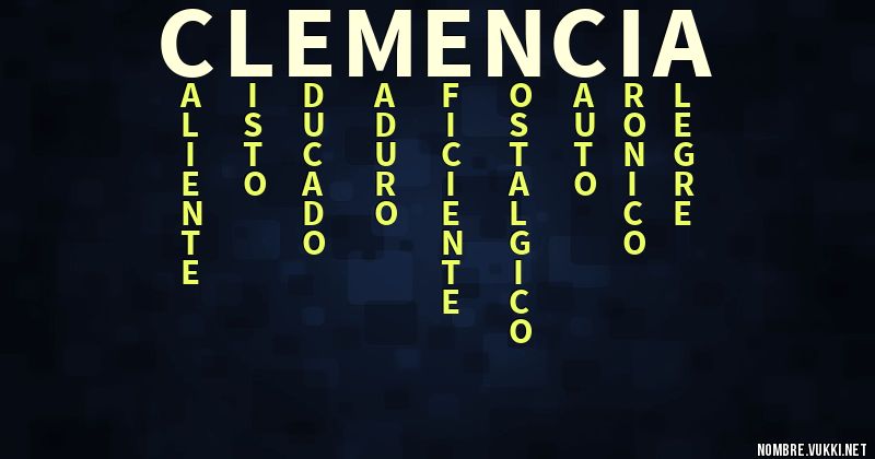 Acróstico clemencia