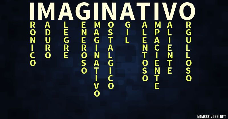 Acróstico imaginativo