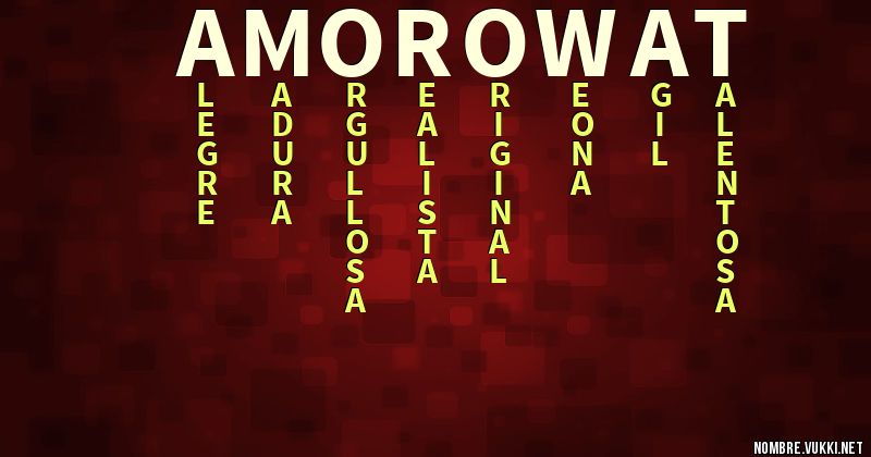 Acróstico amorowat