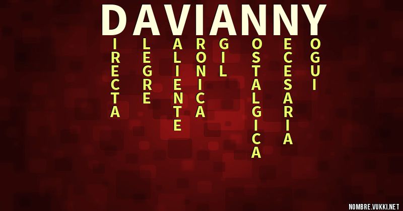 Acróstico davianny