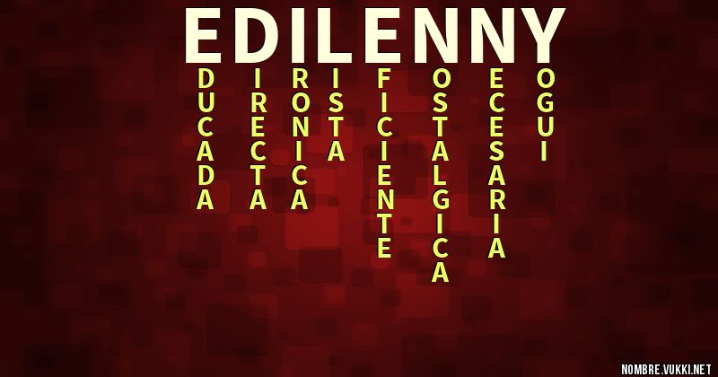 Acróstico edilenny