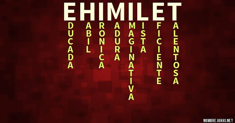 Acróstico ehimilet