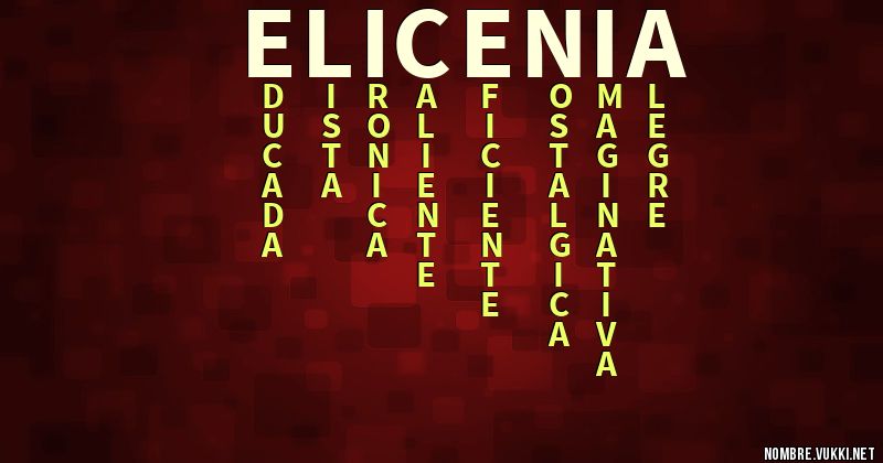 Acróstico elicenia
