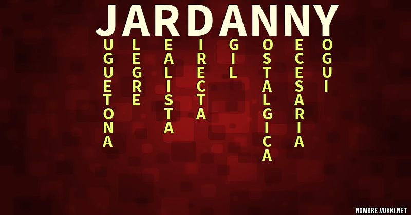 Acróstico jardanny