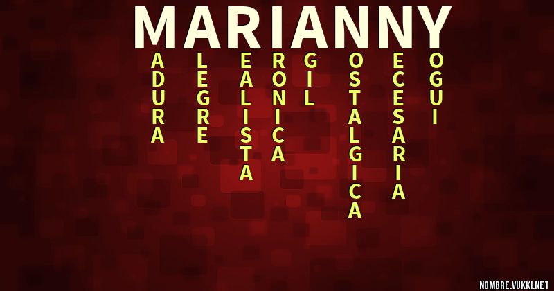 Acróstico marianny