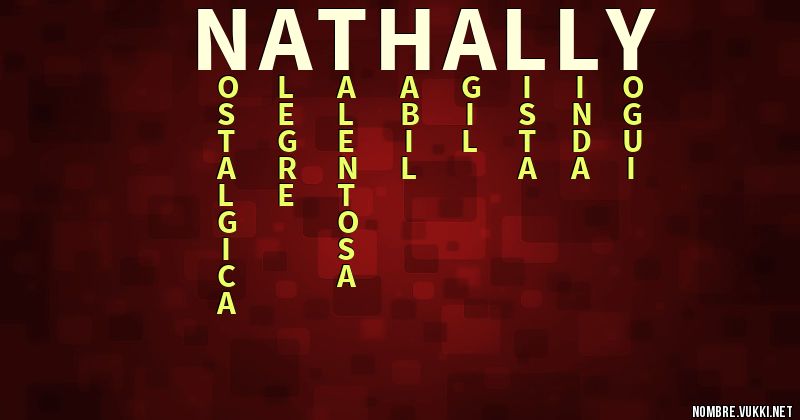 Acróstico nathally