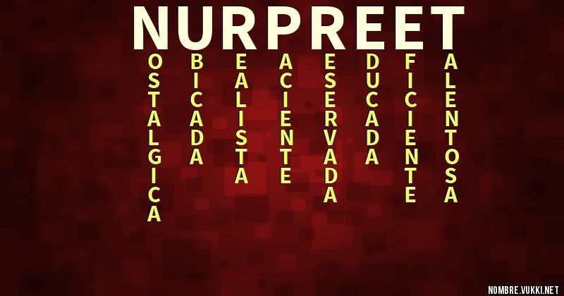 Acróstico nurpreet