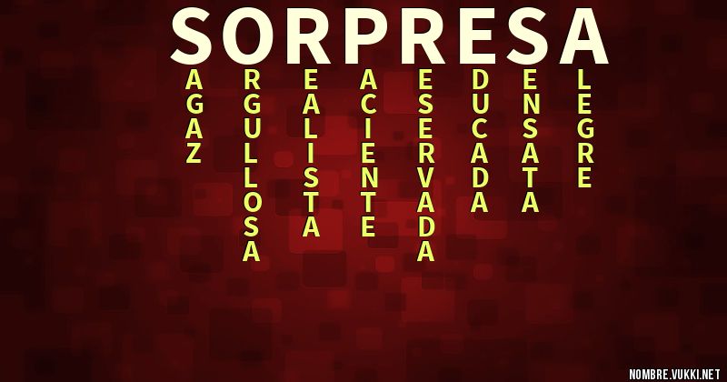 Acróstico sorpresa