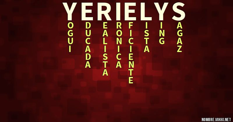 Acróstico yerielys