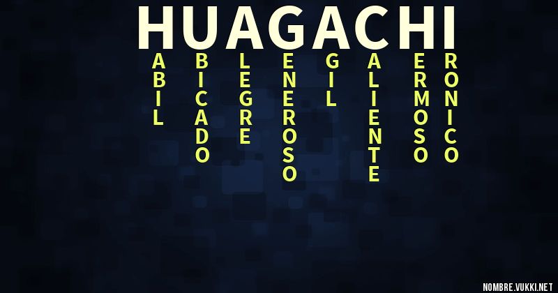 Acróstico huagachi