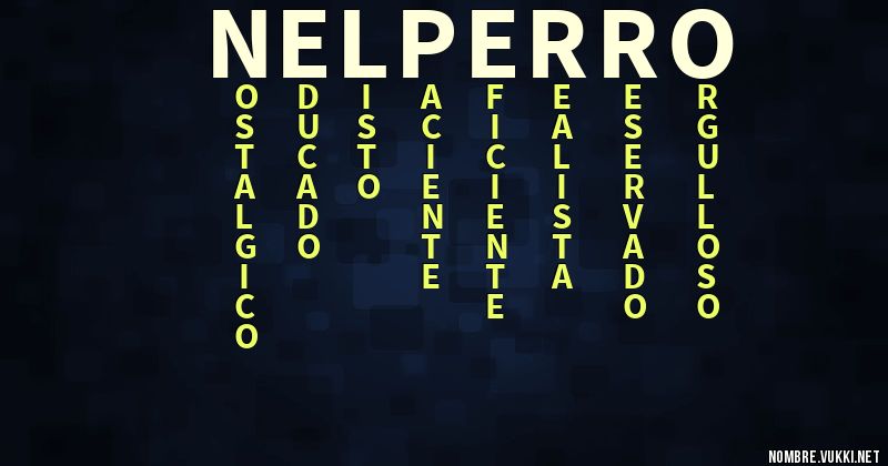 Acróstico nel perro