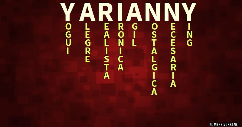 Acróstico yarianny