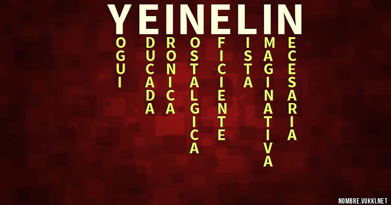 Acróstico yeinelin