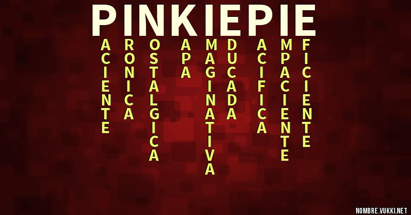 Acróstico pinkie pie