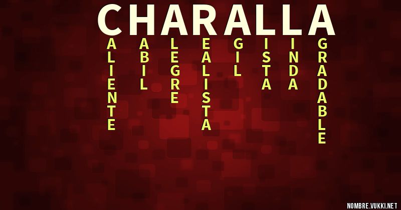 Acróstico charalla