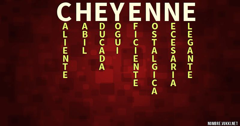 Acróstico cheyenne
