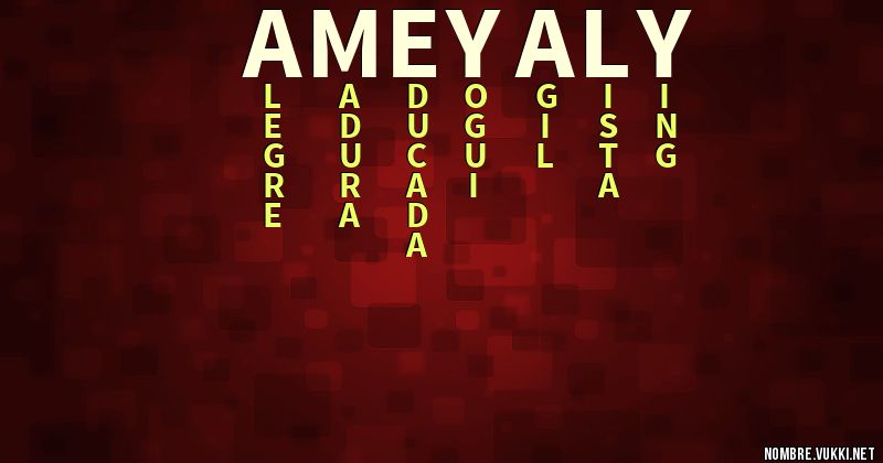 Acróstico ameyaly