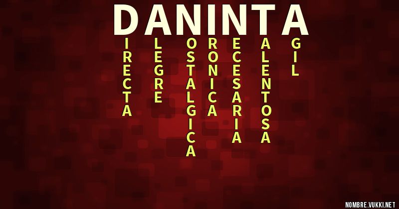 Acróstico daninta