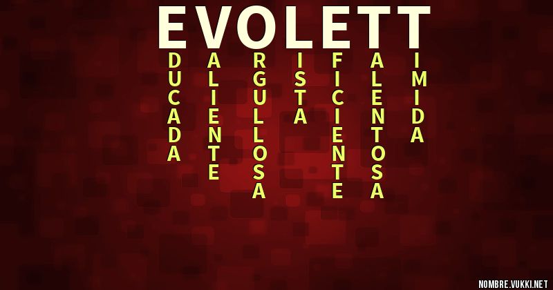 Acróstico evolett