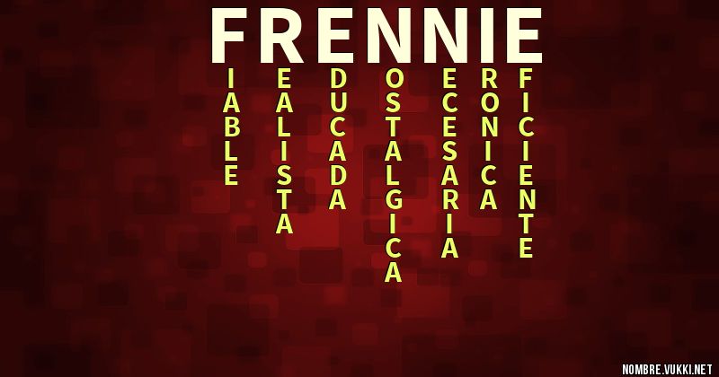 Acróstico frennie