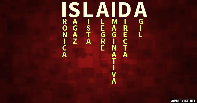 Acróstico islaida