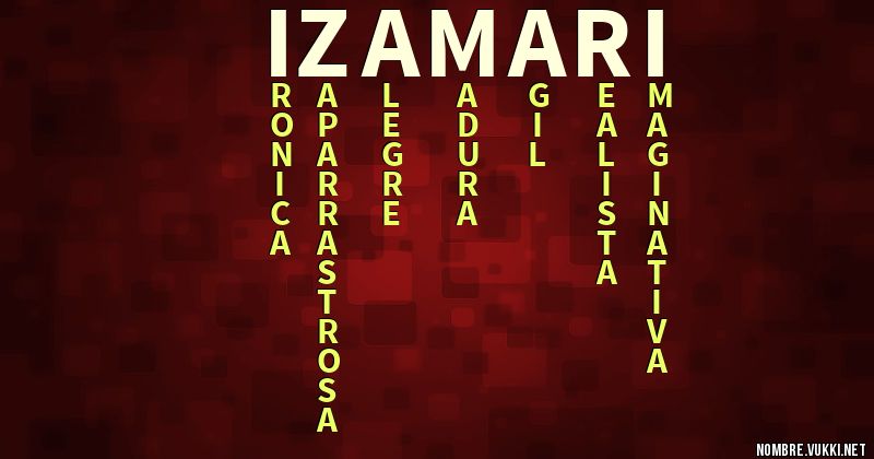 Acróstico izamari