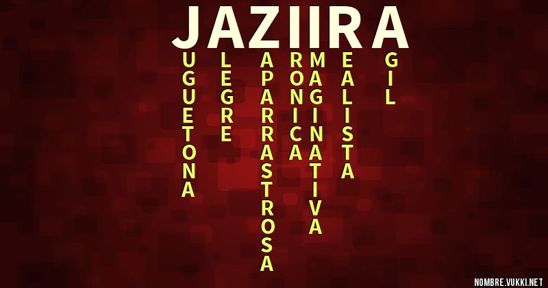 Acróstico jaziira