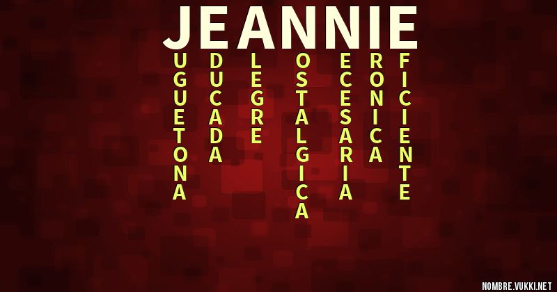 Acróstico jeannie