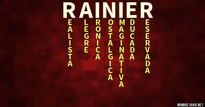Acróstico rainier