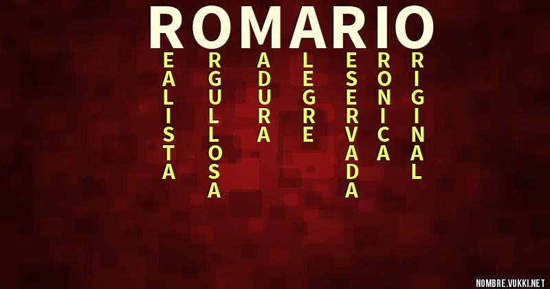 Acróstico romario