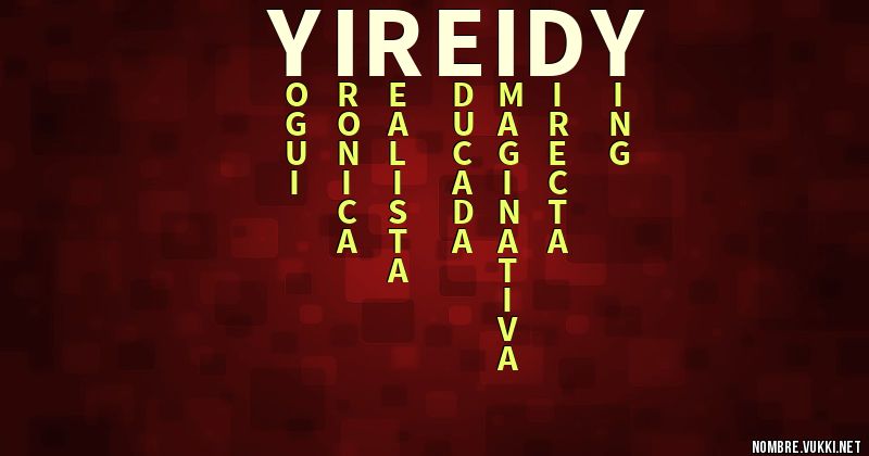 Acróstico yireidy