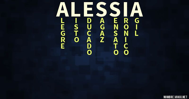 Acróstico alessia