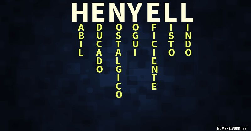 Acróstico henyell