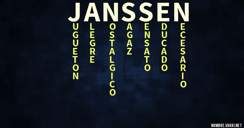 Acróstico janssen