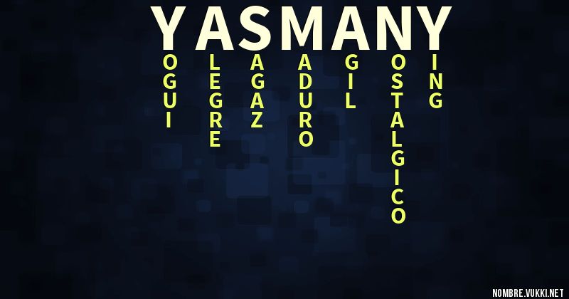 Acróstico yasmany