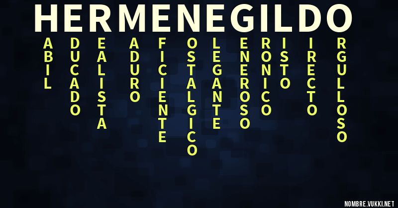 Acróstico hermenegildo