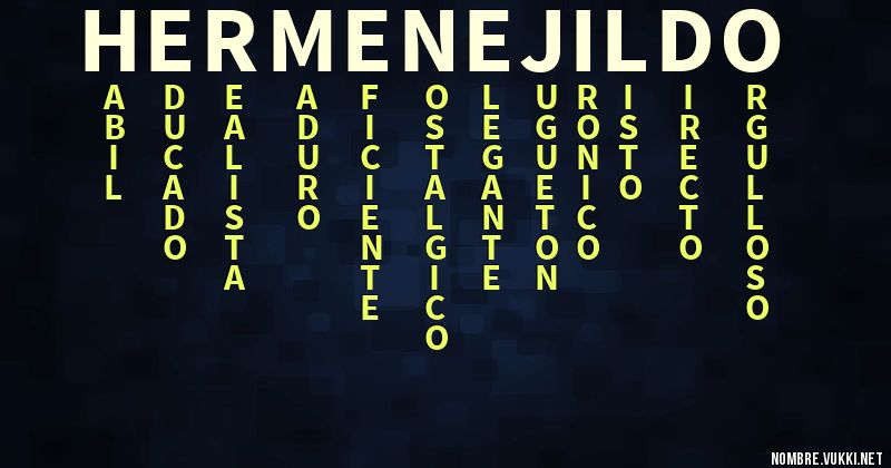 Acróstico hermenejildo