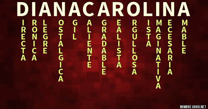 Acróstico diana carolina
