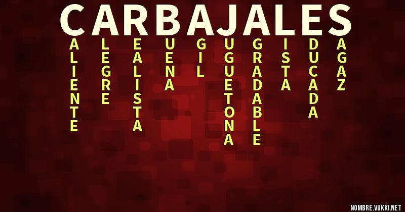 Acróstico carbajales