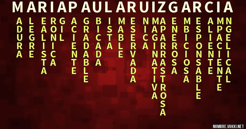Acróstico maria paula ruizgarcia