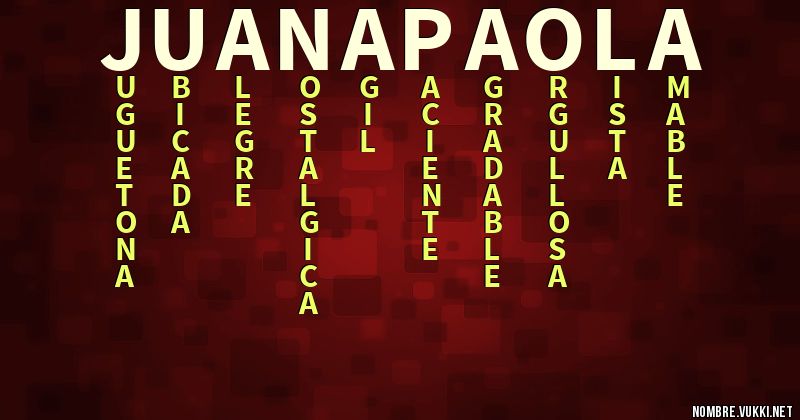 Acróstico juana paola
