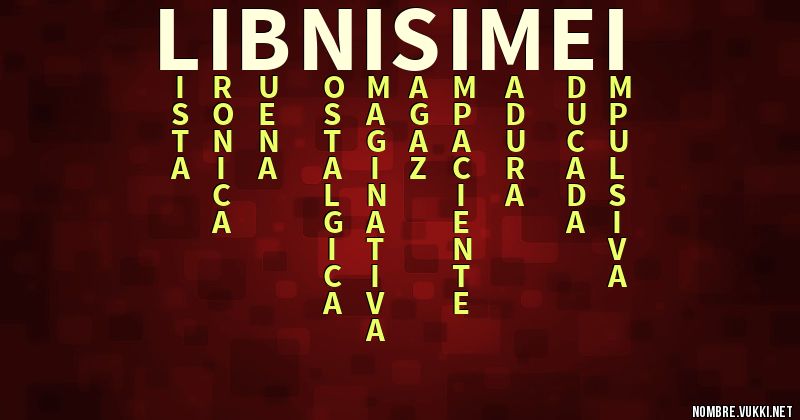 Acróstico libni simei