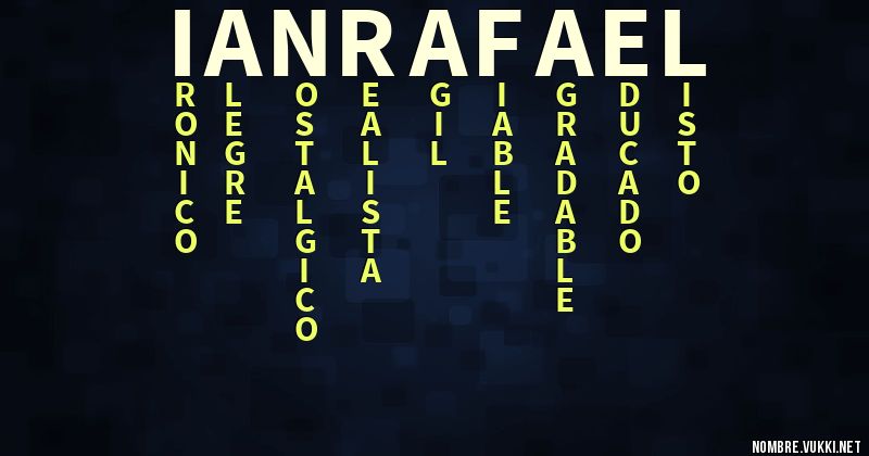 Acróstico ian rafael