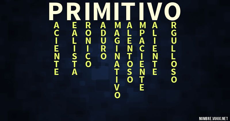 Acróstico primitivo