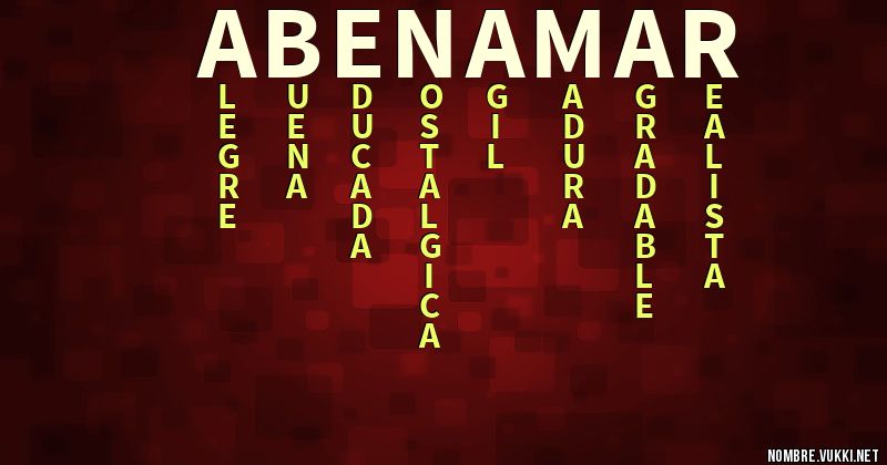 Acróstico abenamar