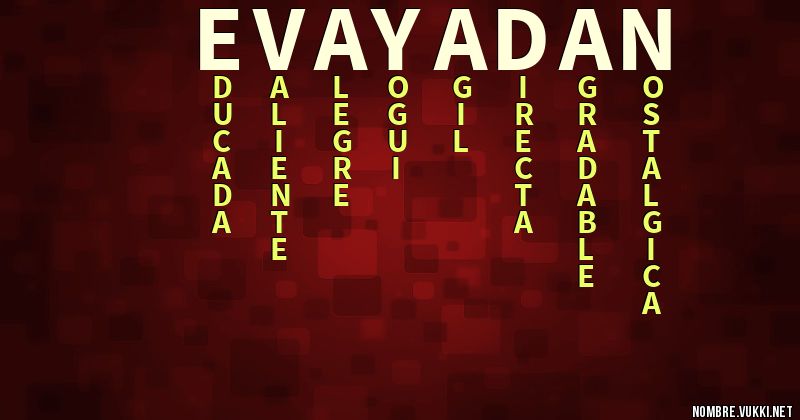 Acróstico eva  y adan