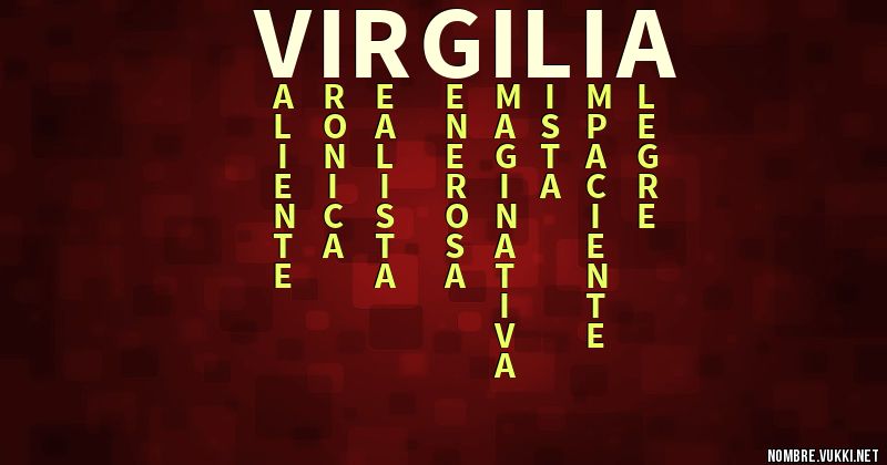 Acróstico virgilia
