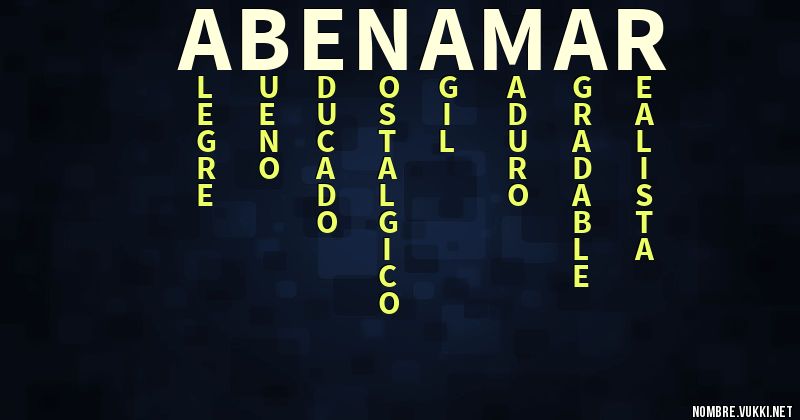Acróstico abenamar