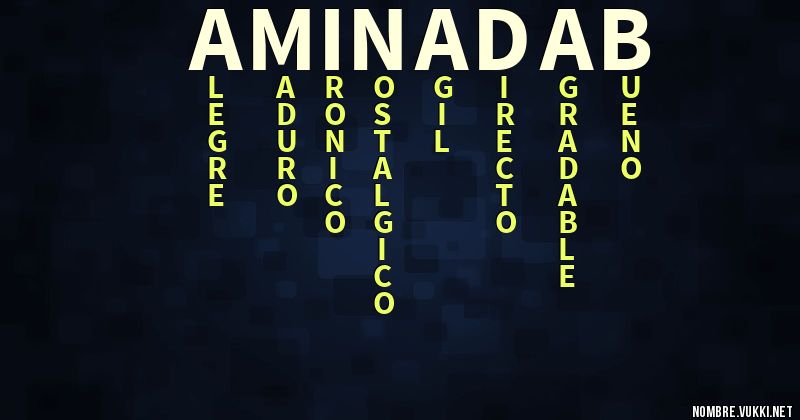 Acróstico aminadab