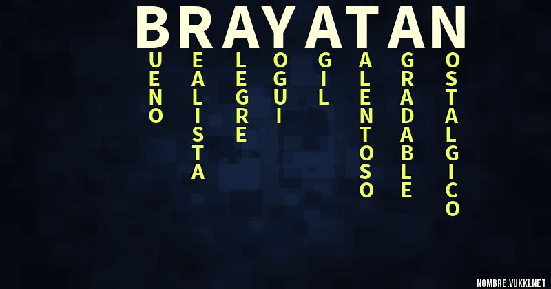 Acróstico brayatan